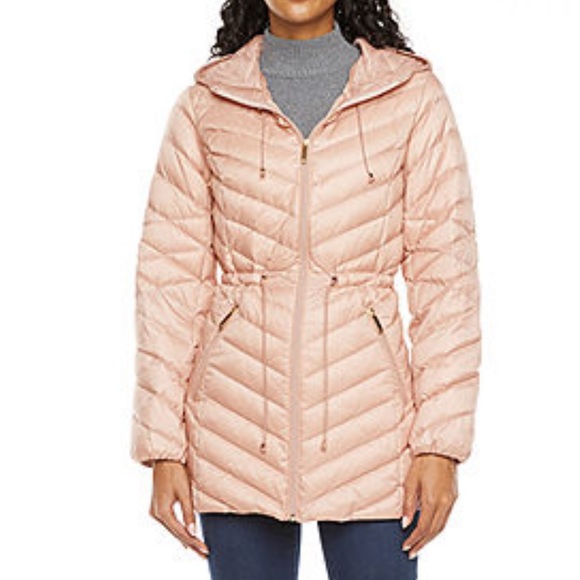 Miss gallery hooded packable sustainable down puffer jacket Clearance